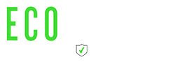 ecoshield white outline logo